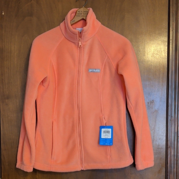 NWT Columbia Benton Spring Full Zip coral, Sm. - Picture 3 of 6